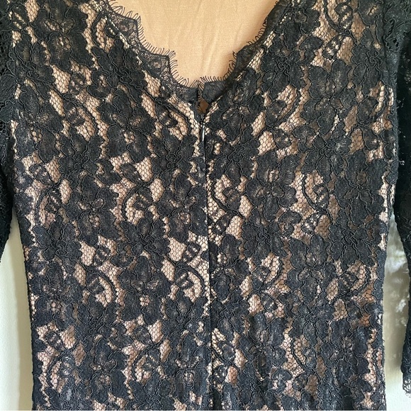 Babaton Black Lace Mini Dress - Picture 5 of 7